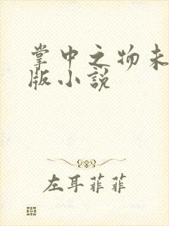 掌中之物未删减版小说