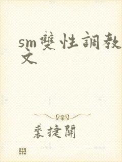 sm双性调教h文
