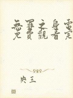 无罪之身电视剧免费观看完整版孙千