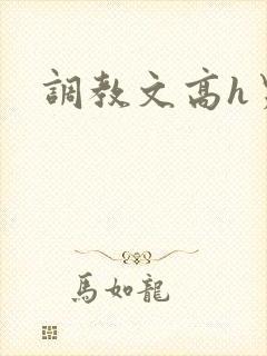 调教文高h男男