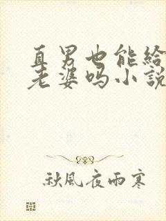 直男也能给人当老婆吗小说在线阅读封面