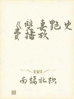 《双妻艳史》免费播放封面