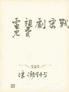 电视剧密战无声免费