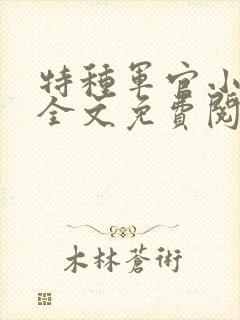 特种军官小小妻全文免费阅读封面