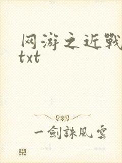 网游之近战法师txt