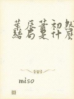 叶辰萧初然最后结局是什么?