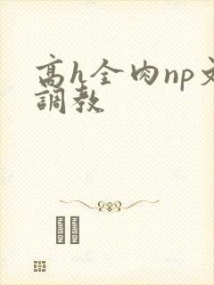 高h全肉np文调教封面