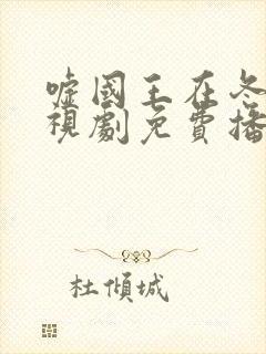 嘘国王在冬眠电视剧免费播放星辰