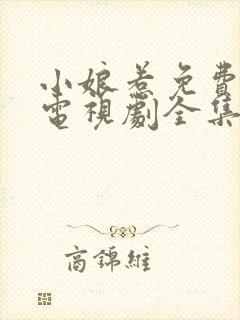 小娘惹免费观看电视剧全集