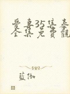 爱妻35集泰剧全集免费观看国语版封面