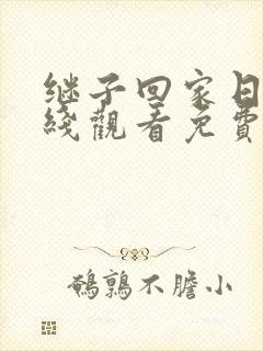 继子回家日剧在线观看免费高清版下