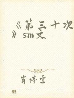 《第三十次调教》sm文