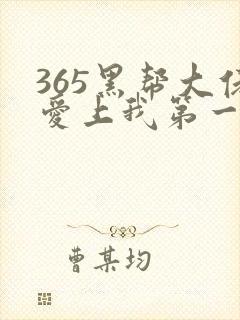 365黑帮大佬爱上我第一季封面