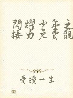 闪耀少年之空中接力免费观看高清