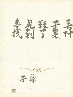 梦见鞋子丢了又找到了是什么预兆封面