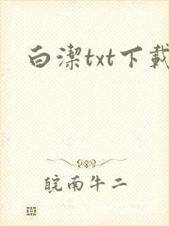 白洁txt下载