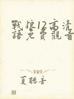 战狼12高清国语免费观看影视