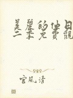 美丽的他日剧第二季免费观看高清