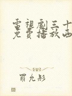 电视剧三十而已免费播放西瓜