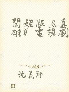 闫妮版《真心英雄》电视剧免费观看封面