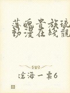 落魄贵族琉璃川动漫在线观看免费封面