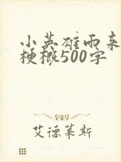 小英雄雨来内容梗概500字