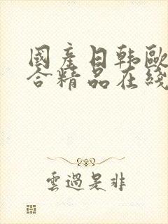 国产日韩欧美综合精品在线