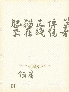 肥猫正传 第2季在线观看全集免费播放