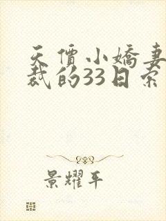 天价小娇妻,总裁的33日索情全文免费