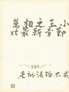 万相之王小说txt最新章节