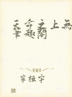 天命之上无弹窗笔趣阁封面
