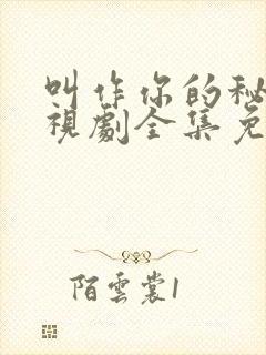 叫作你的秘密电视剧全集免费播放