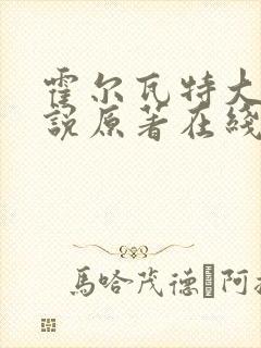 霍尔瓦特大街小说原著在线阅读