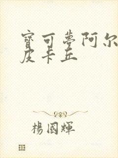 宝可梦阿尔宙斯皮卡丘