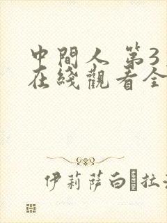 中间人 第3季在线观看全集免费播放