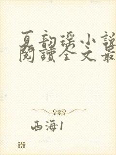 夏韵瑶小说免费阅读全文最新章节