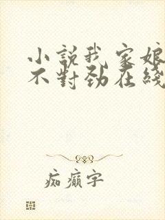 小说我家娘子,不对劲在线阅读