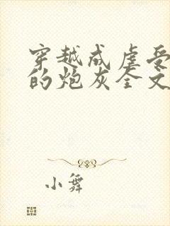 穿越成虐受文里的炮灰全文