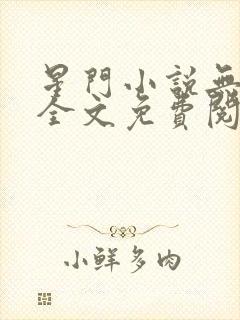 星门小说无弹窗全文免费阅读