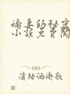 娇妻的秘密陈静小说免费阅读