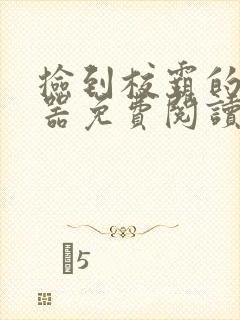 捡到校霸的遥控器免费阅读