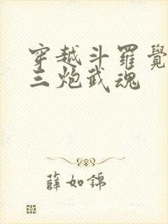 穿越斗罗觉醒罗三炮武魂