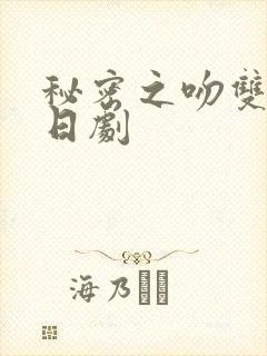 秘密之吻双男主日剧