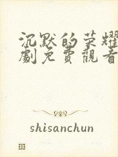 沉默的荣耀电视剧免费观看全集在线播放
