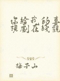 你给我的喜欢电视剧在线观看高清