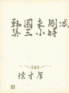 韩国未删减版合集三小时