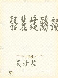 段斐峥顾如锦小说在线阅读