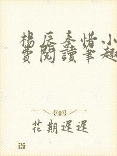 杨辰秦惜小说免费阅读笔趣阁