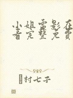 小姐电影在线观看完整免费高清