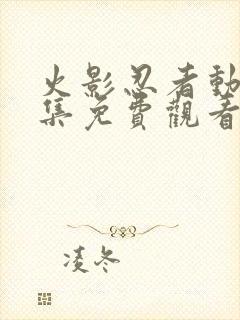 火影忍者动漫全集免费观看